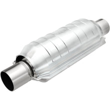 Load image into Gallery viewer, MagnaFlow Catalytic Converter 2 in Inlet 2 in Outlet 11 in Length SS (418004)