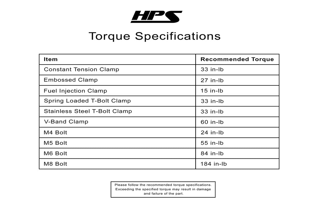 HPS Performance Hot and Cold Side Turbo Charge Pipe Kit Red (17-164R)