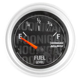 AutoMeter Hoonigan 52mm 24 Ohm Empty 33 Ohm Full Electronic Fuel Level Gauge (4316-09000)