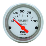 AutoMeter Ultra-Lite 52mm 0-100 PSI Electronic Oil Pressure Gauge (4327)