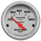 AutoMeter Ultra-Lite 52mm 40-120 Deg C Short Sweep Electronic Water Temp Gauge (4337-M)