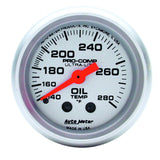 AutoMeter Ultra-Lite 52mm 140-280 Deg F Mechanical Oil Temp Gauge (4341)