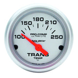 AutoMeter Ultra-Lite 52mm 100-250 Degree F Mechanical Transmission Temperature Gauge (4357)