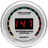 AutoMeter Ultra-Lite 52mm Digital Wideband Air/Fuel Ratio Street Gauge (4379)