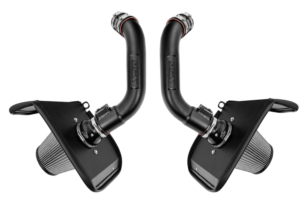 HPS Performance Air Intake Kit With Heat Shield Black (827-726WB)