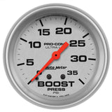 AutoMeter Ultra-Lite 2 5/8in Mechanical Boost Gauge (4404)