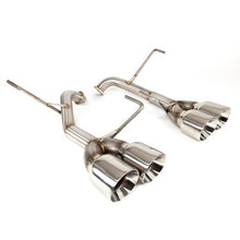 Load image into Gallery viewer, Nameless Performance Catback Exhaust - 2011-2014 STi and WRX Sedan - Muffler Delete - 4" Double Wall Tips (SUCB11WRXSED-0MU-40SDW)