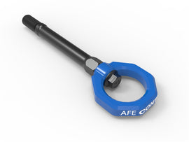 aFe Power CONTROL Front Tow Hook Chevrolet Corvette (C8) 20-25 V8-6.2L- Blue (450-401014-L)