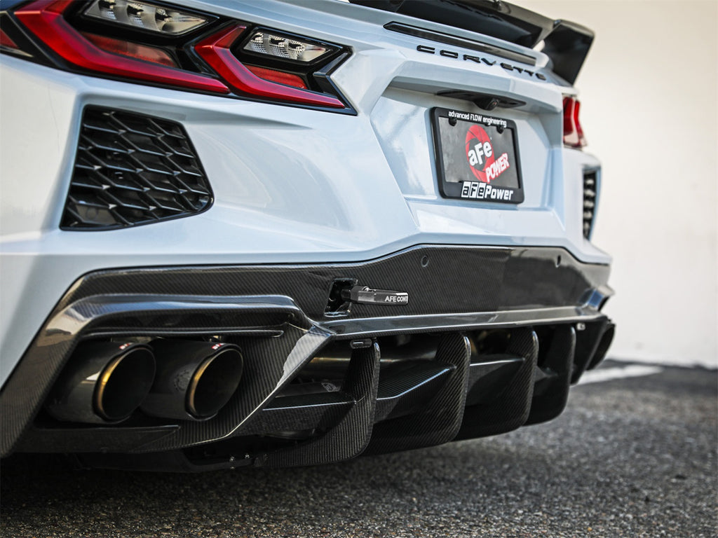 aFe Power CONTROL Rear Tow Hook Chevrolet Corvette (C8) 20-25 V8-6.2L- Gray (450-401015-G)