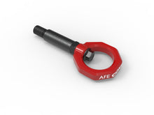 Load image into Gallery viewer, aFe Power Control Front Tow Hook Red BMW F-Chassis 2/3/4/M (450-502001-R)