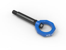 Load image into Gallery viewer, aFe Power Control Rear Tow Hook Blue BMW F-Chassis 2/3/4/M (450-502002-L)