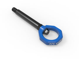 aFe 23-25 BMW M2 (G87) CONTROL Front / Rear Tow Hook - Blue (450-502004-L)