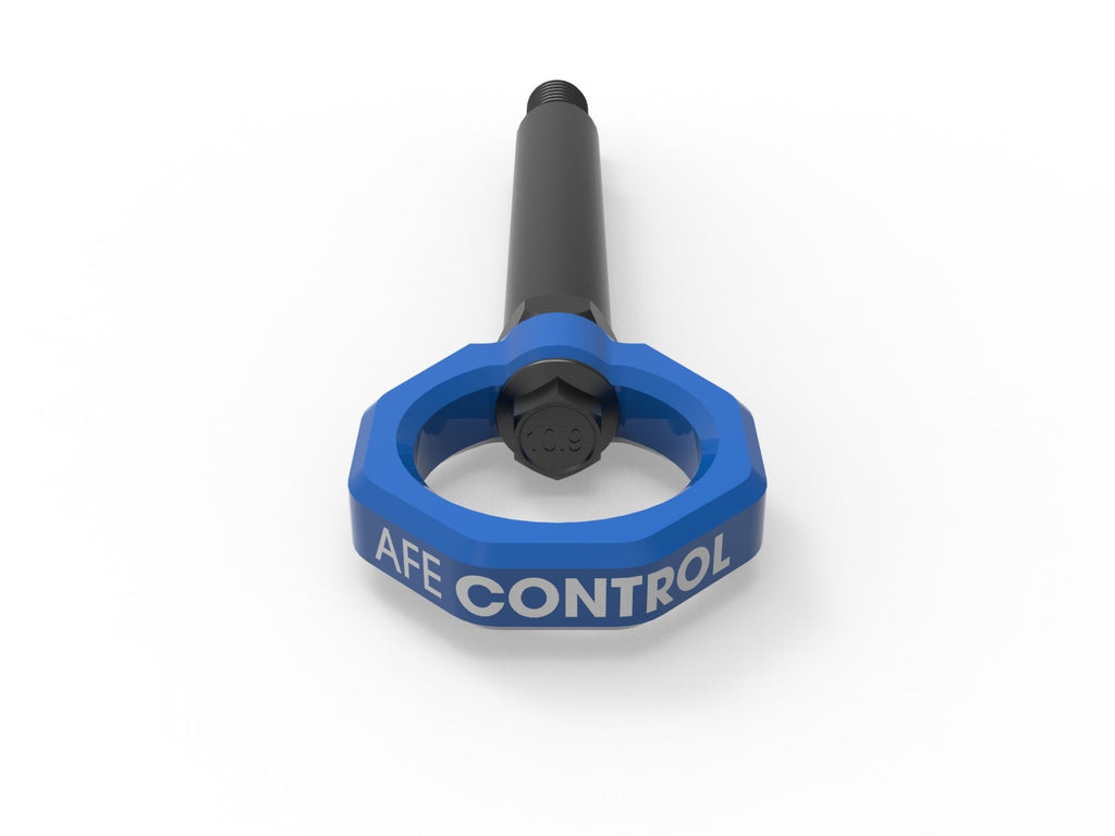 aFe 23-25 BMW M2 (G87) CONTROL Front / Rear Tow Hook - Blue (450-502004-L)