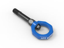 Load image into Gallery viewer, aFe Power CONTROL Front Tow Hook Nissan Z 23-25 V6-3.0LBlue (450-712001-L)