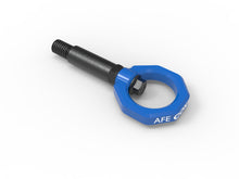 Load image into Gallery viewer, aFe Power Control Front Tow Hook Blue 20-21 Toyota GR Supra (A90) (450-721001-L)
