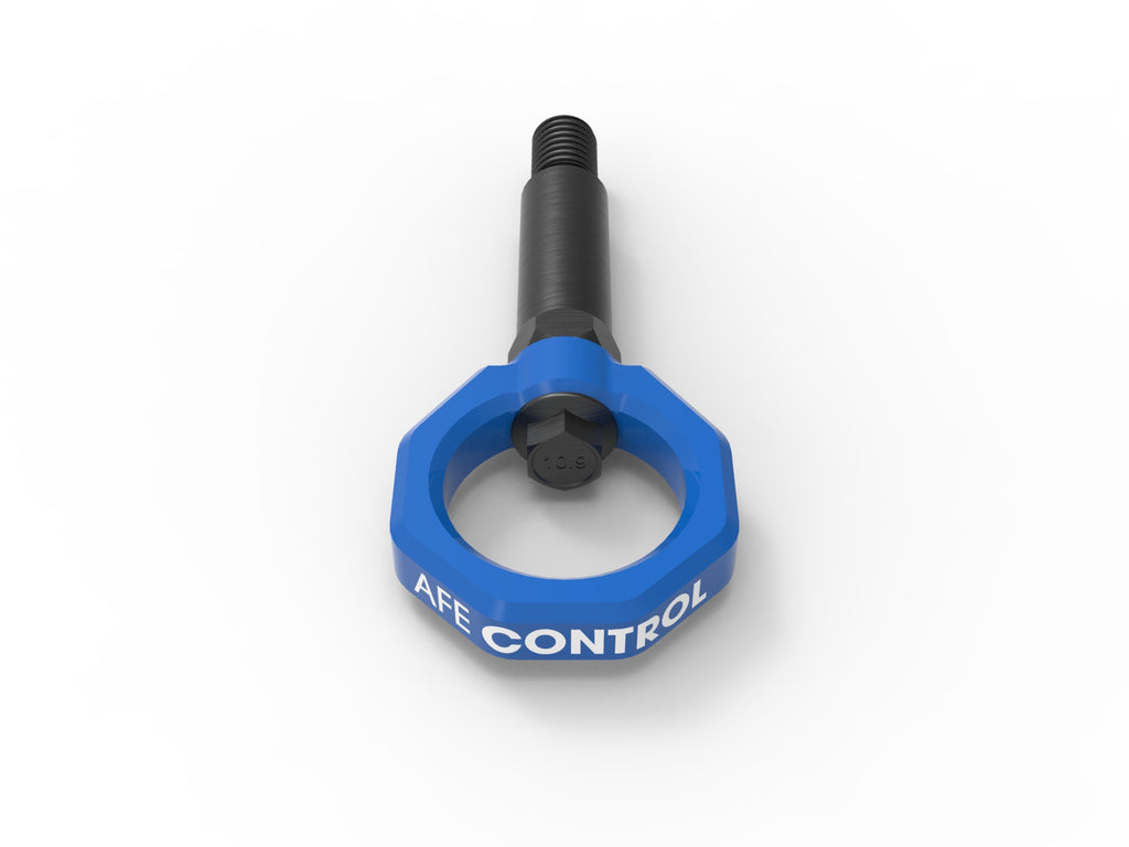 aFe Power Control Front Tow Hook Blue 20-21 Toyota GR Supra (A90) (450-721001-L)