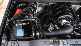 Corsa Performance Closed Box Air Intake With Donaldson Powercore Dry Filter Silverado/Sierra/Tahoe/Suburban/Yukon (455536)