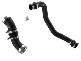 aFe 06-10 GM Diesel Trucks V8 6.6L BladeRunner Aluminum Hot & Cold Charge Pipe Kit - Black (46-20054-B)