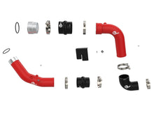 Load image into Gallery viewer, aFe Power 23-25 Ford F250/F350 Super Duty V8-6.7L BladeRunner Aluminum Hot &amp; Cold Charge Pipe Kit - Red (46-20684-R)
