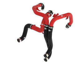 aFe Power 22-24 Ford Bronco Raptor BladeRunner Aluminum Hot and Cold Charge Pipe Kit Red (46-20754-R)