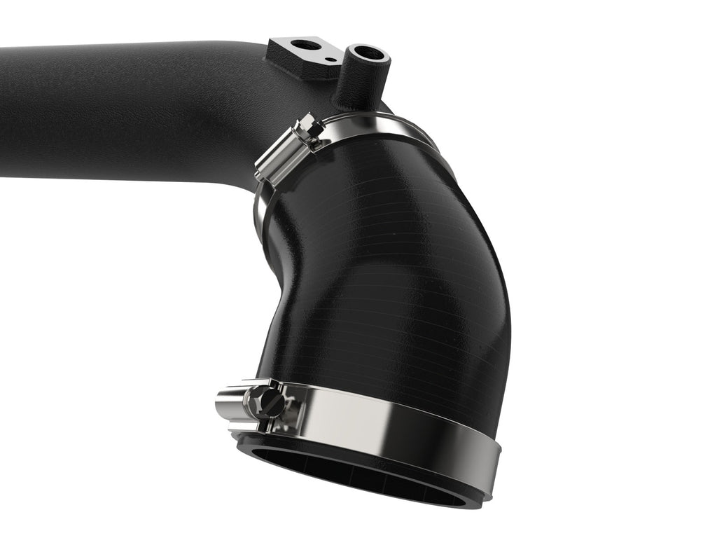 aFe 2024+ Jeep Wrangler JL L4-2.0L (t) BladeRunner 2-1/2in Aluminum Hot Charge Pipe - Black (46-20778-B)