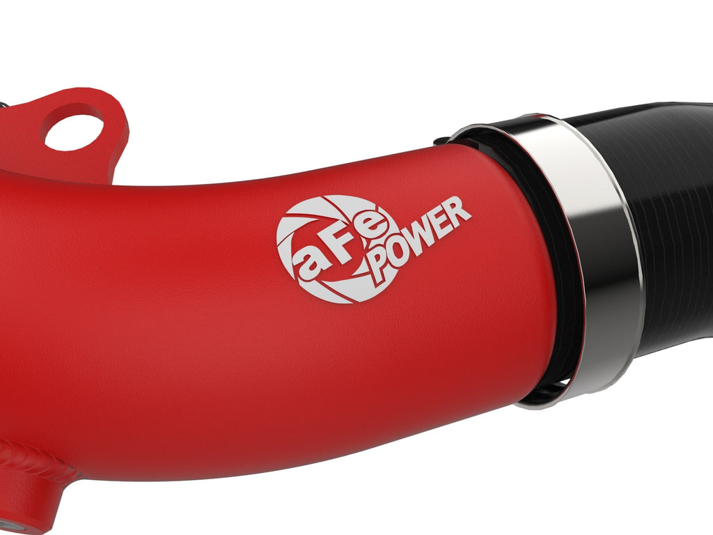 aFe 2024+ Jeep Wrangler JL L4-2.0L (t) BladeRunner 2-1/2in Aluminum Hot Charge Pipe - Red (46-20778-R)