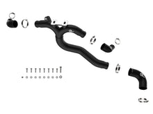 Load image into Gallery viewer, aFe Power 19-26 Genesis G70 V6 3.3L (tt) BladeRunner Aluminum Hot Charge Pipe - Black (46-20808-B)