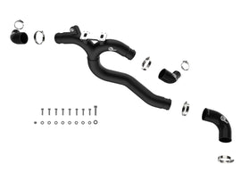 aFe Power 19-26 Genesis G70 V6 3.3L (tt) BladeRunner Aluminum Hot Charge Pipe - Black (46-20808-B)