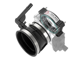 aFe Power 2020 Vette C8 Silver Bullet Aluminum Throttle Body Spacer / Works With Factory Intake Only - Blk (46-34017B)