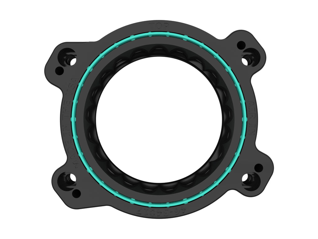 aFe Power 2020 Vette C8 Silver Bullet Aluminum Throttle Body Spacer / Works With Factory Intake Only - Blk (46-34017B)