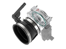 aFe Power 2020 Vette C8 Silver Bullet Aluminum Throttle Body Spacer Works w/ Factory Intake Only - Silver (46-34017)