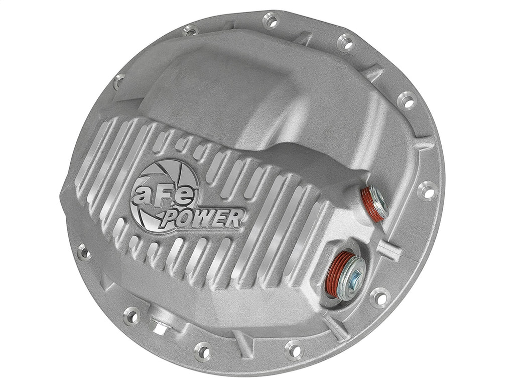 aFe Power Street Series Front Differential Cover Raw w/ Machined Fins 13-18 RAM V8 5.7/6.4L (46-70400)