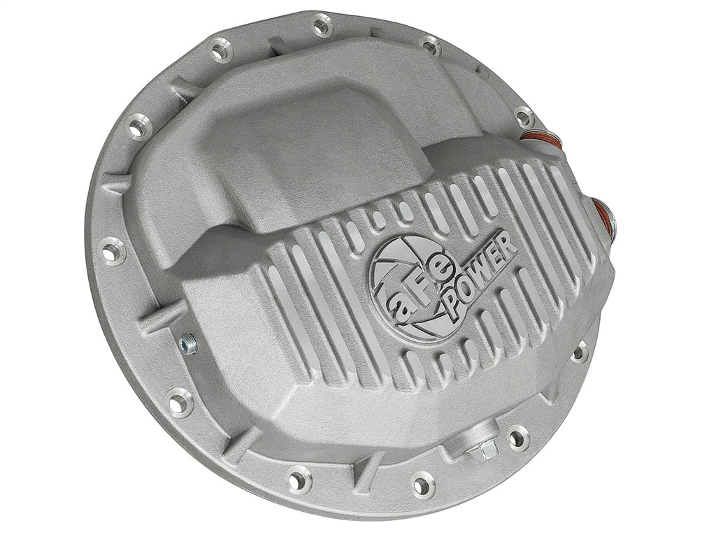 aFe Power Street Series Front Differential Cover Raw w/ Machined Fins 13-18 RAM V8 5.7/6.4L (46-70400)