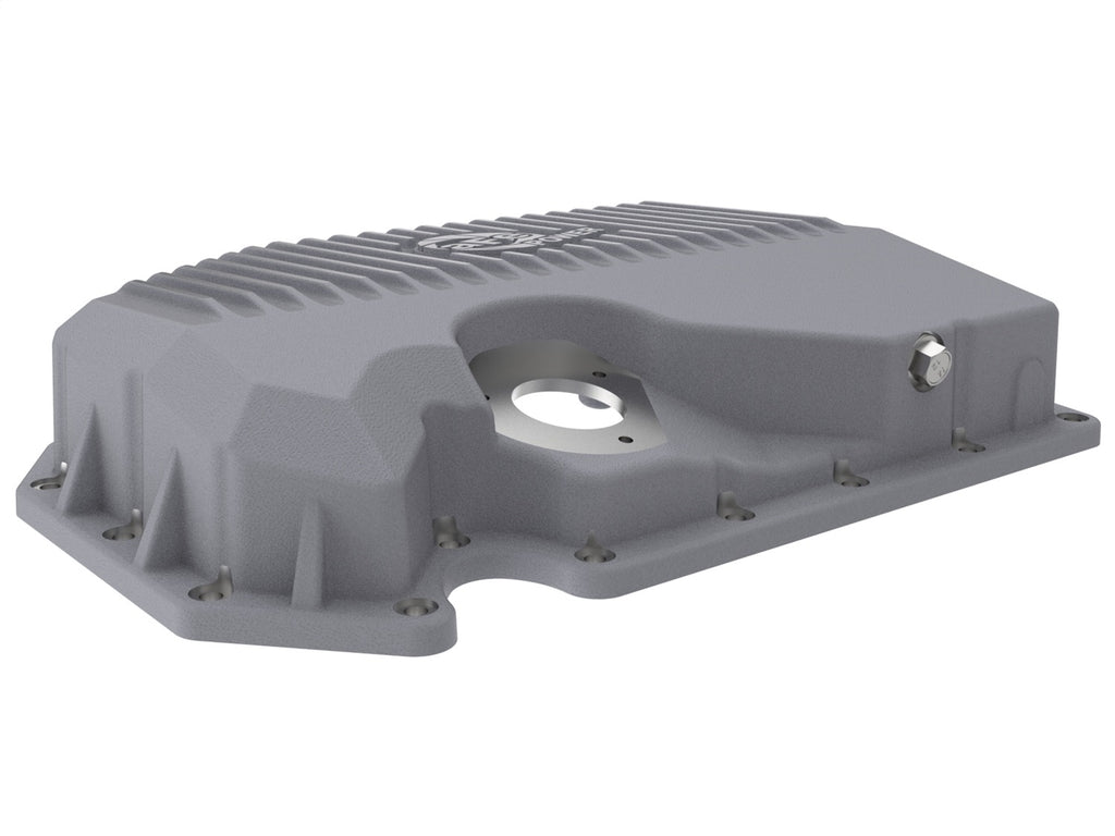 aFe Power 05-19 VW 1.8L/2.0L w/ Oil Sensor Engine Oil Pan Raw POWER Street Series w/ Machined Fins (46-71210A)