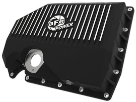 aFe Power 05-19 VW 1.8L/2.0L w/ Oil Sensor Engine Oil Pan Black POWER Street Series w/ Machined Fins (46-71210B)