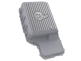 aFe Power 20-21 Ford Truck w/ 10R140 Transmission Pan Raw POWER Street Series w/ Machined Fins (46-71220A)
