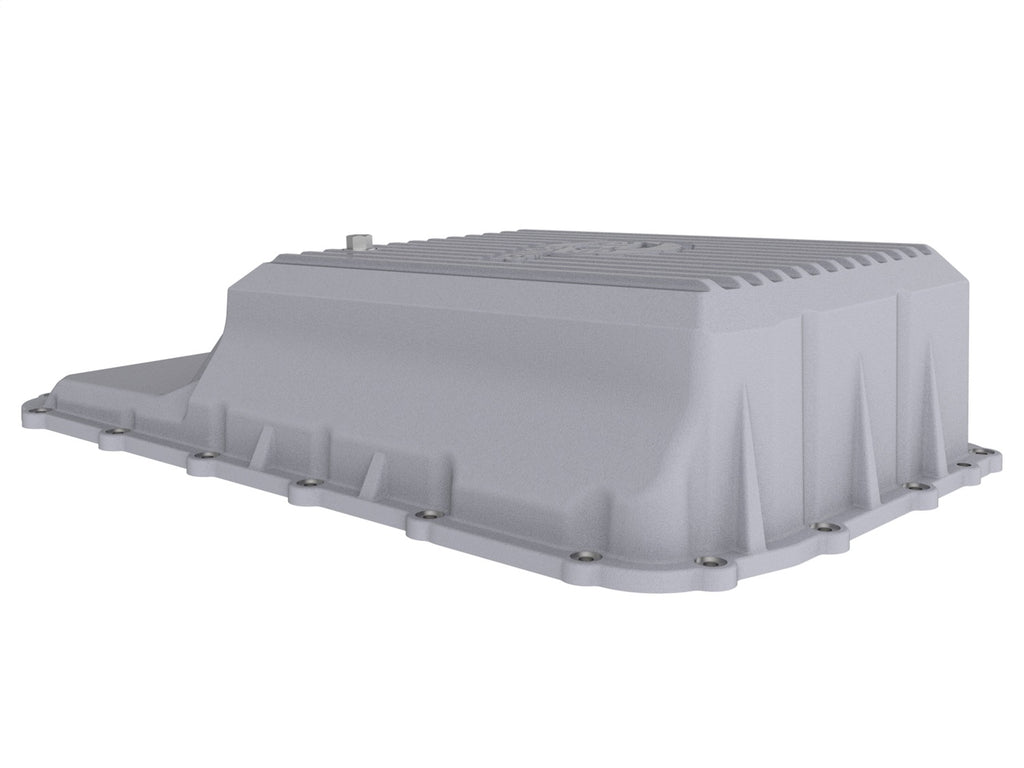 aFe Power 20-21 Ford Truck w/ 10R140 Transmission Pan Raw POWER Street Series w/ Machined Fins (46-71220A)