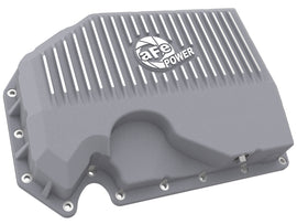 aFe Power 05-19 VW 1.8L/2.0L w/o Oil Sensor Engine Oil Pan Raw POWER Street Series w/ Machined Fins (46-71240A)