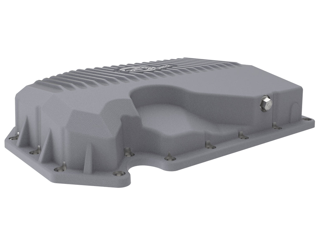 aFe Power 05-19 VW 1.8L/2.0L w/o Oil Sensor Engine Oil Pan Raw POWER Street Series w/ Machined Fins (46-71240A)