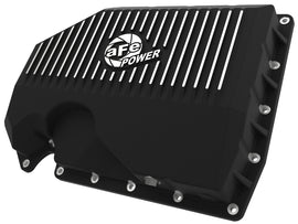 aFe Power 05-19 VW 1.8L/2.0L w/o Oil Sensor Engine Oil Pan Black POWER Street Series w/ Machined Fins (46-71240B)