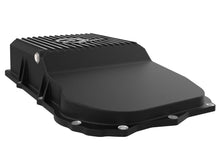 Load image into Gallery viewer, aFe Power 18-25 Jeep Wrangler JL V6 Transmission Pan - Black w/ Machined Fins (46-71300B)