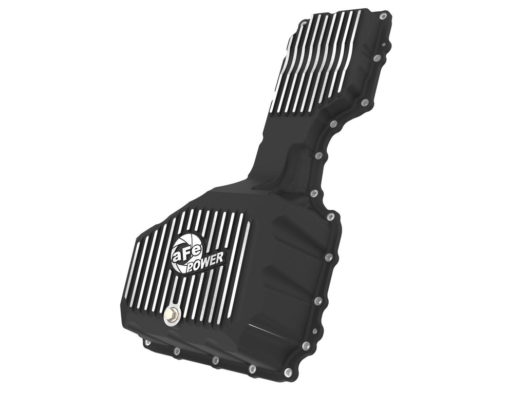aFe Power 20-25 GM Diesel V8-6.6L L5P Engine Oil Pan w/ Machined Fins (46-71370B)