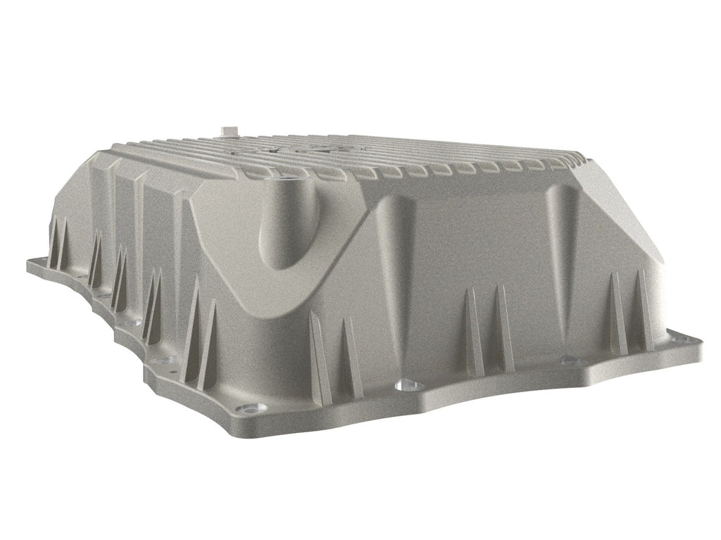 aFe Power GM Diesel Trucks 20-25 V8-6.6L L5P POWER Street Series Transmission Pan Raw w/ Machined Fins (46-71380A)