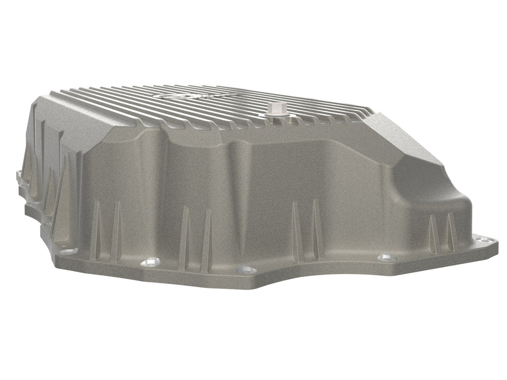 aFe Power GM Diesel Trucks 20-25 V8-6.6L L5P POWER Street Series Transmission Pan Raw w/ Machined Fins (46-71380A)