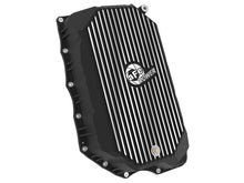 Load image into Gallery viewer, aFe Power 20-25 GM Diesel V8-6.6L L5P Transmission Pan w/ Machined Fins - Black (46-71380B)
