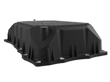 Load image into Gallery viewer, aFe Power 20-25 GM Diesel V8-6.6L L5P Transmission Pan w/ Machined Fins - Black (46-71380B)