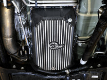 Load image into Gallery viewer, aFe Power 20-25 GM Diesel V8-6.6L L5P Transmission Pan w/ Machined Fins - Black (46-71380B)