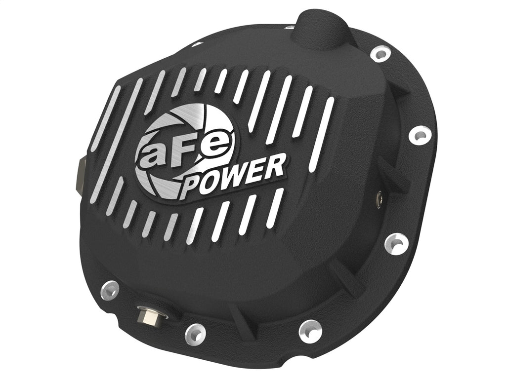 aFe Power 90-14 Ford F-150 Rear Differential Cover - Black w/ Machined Fins (46-71410B)