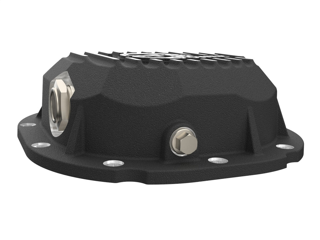 aFe Power 90-14 Ford F-150 Rear Differential Cover - Black w/ Machined Fins (46-71410B)