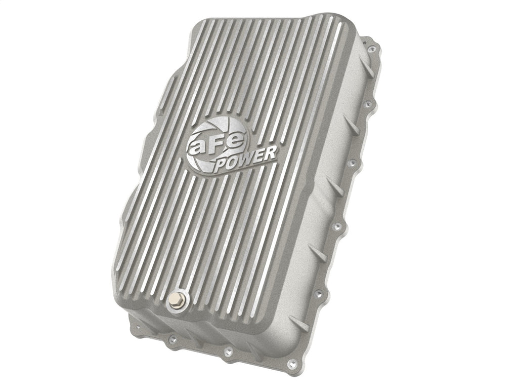 aFe Power 20-26 GM Trucks L6 3.0L Transmission Pan - Raw / Machined Fins (46-71420A)